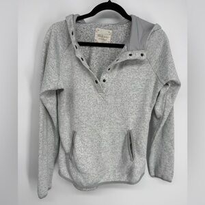Altar'd State Light Gray V-Neck Sweater